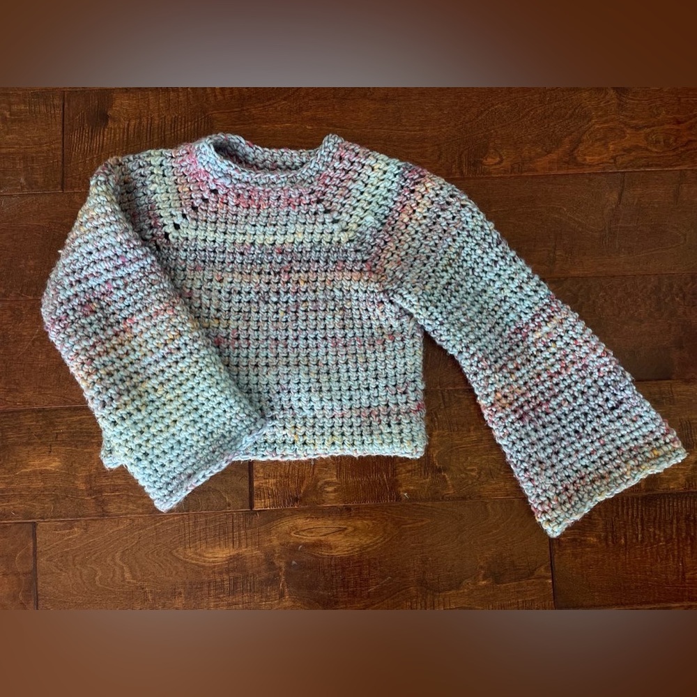 Small crochet sweater